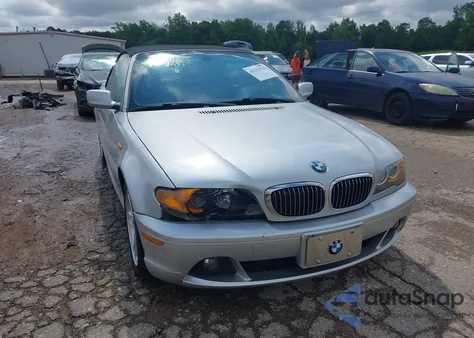 2004 BMW 325Ci from USA, damaged, VIN WBABW33454PL33523